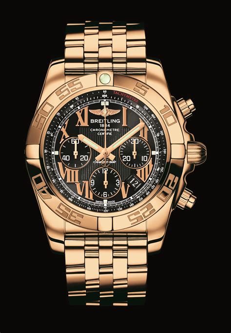 breitling chronomat chronograph in rose gold|breitling chronomat 42 rose gold.